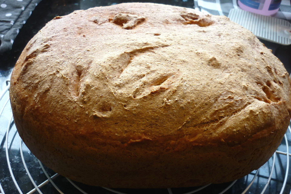 Mischbrot ohne Sauerteig