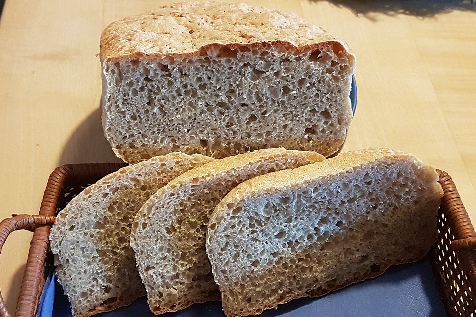 Mischbrot ohne Sauerteig