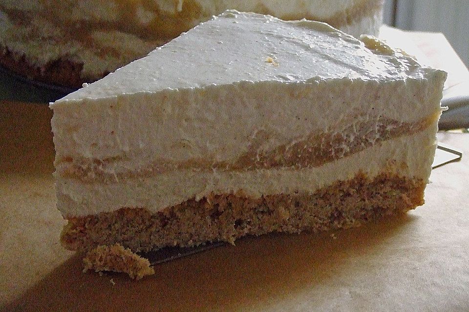 Rhabarber - Käse - Sahnetorte