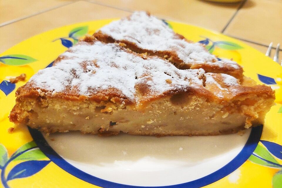 Apfel - Frischkäse - Rührkuchen