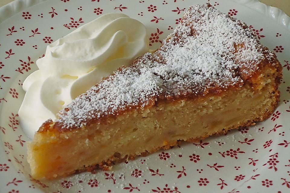 Apfel - Frischkäse - Rührkuchen