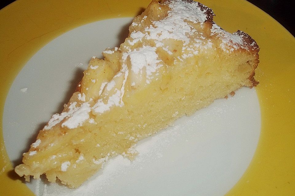 Apfel - Frischkäse - Rührkuchen