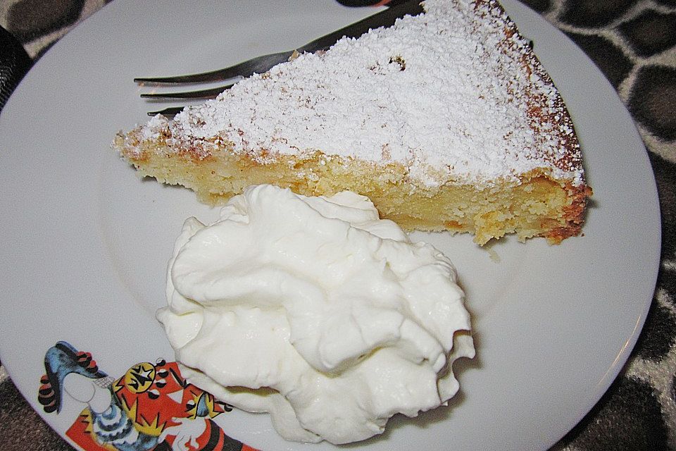 Apfel - Frischkäse - Rührkuchen