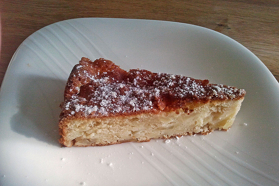 Apfel - Frischkäse - Rührkuchen