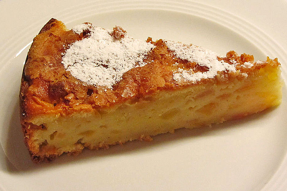 Apfel - Frischkäse - Rührkuchen