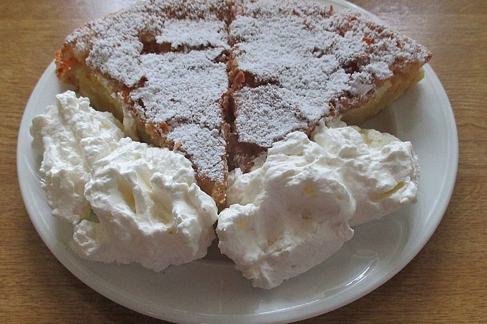 Apfel - Frischkäse - Rührkuchen