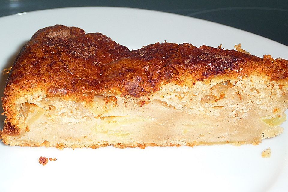 Apfel - Frischkäse - Rührkuchen