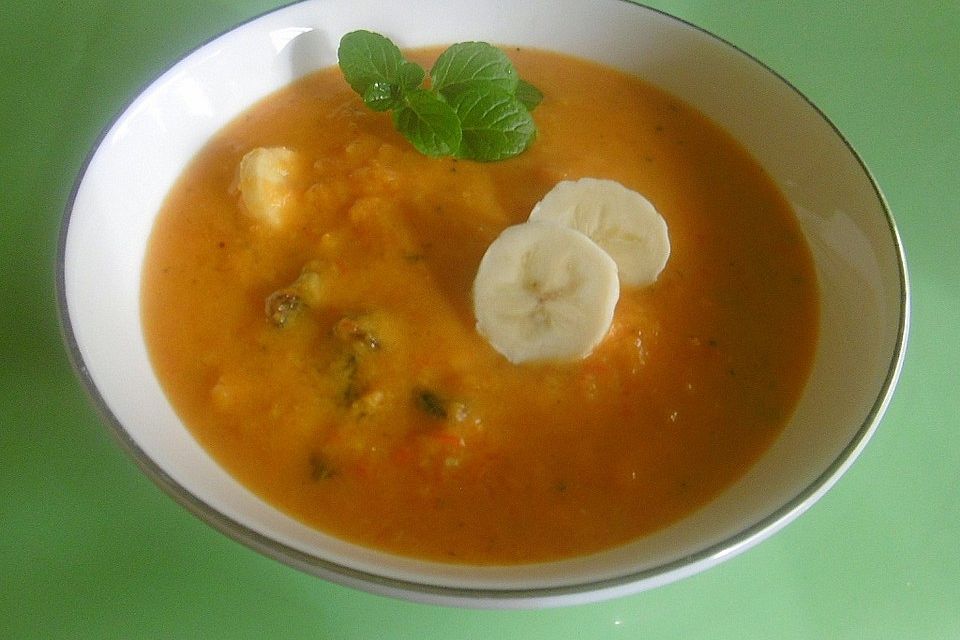 Curry - Gemüsesuppe