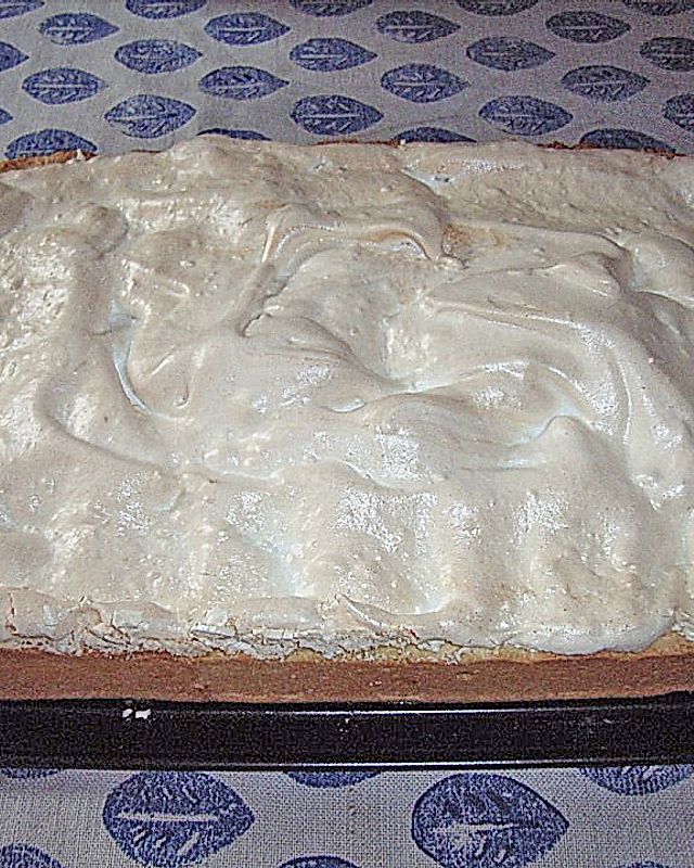 Rhabarber - Blechkuchen