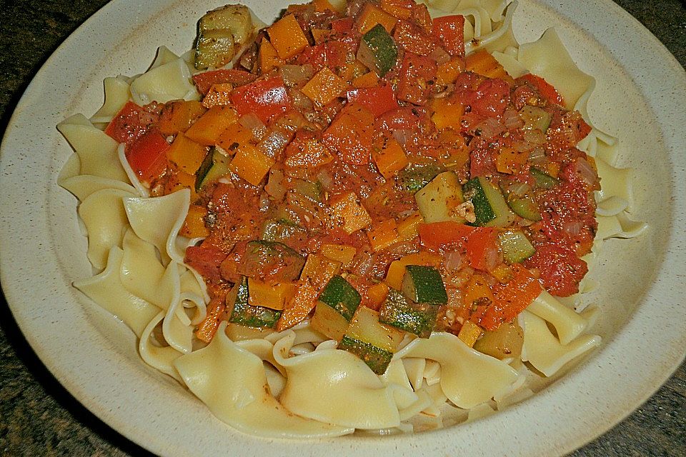 Vegane Gemüsebolognese