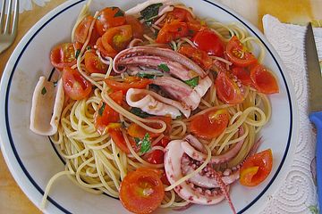 Spaghettini Mit Calamaretti Von Mathias56 Chefkoch