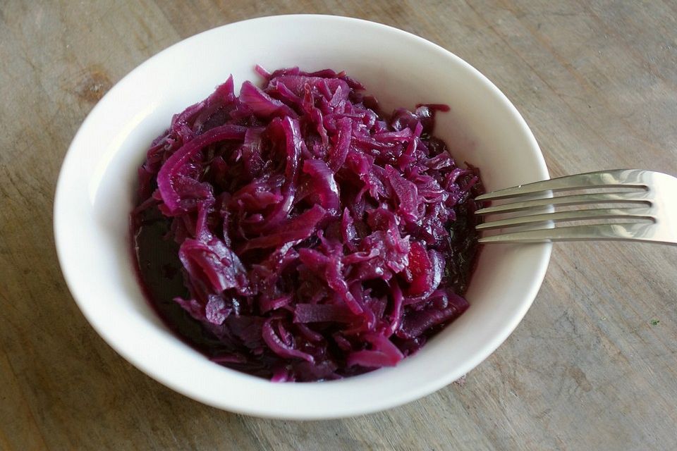 Apfelrotkohl