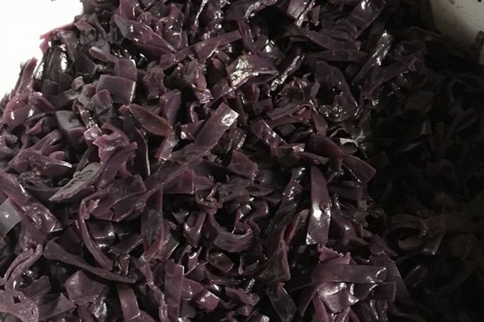 Apfelrotkohl