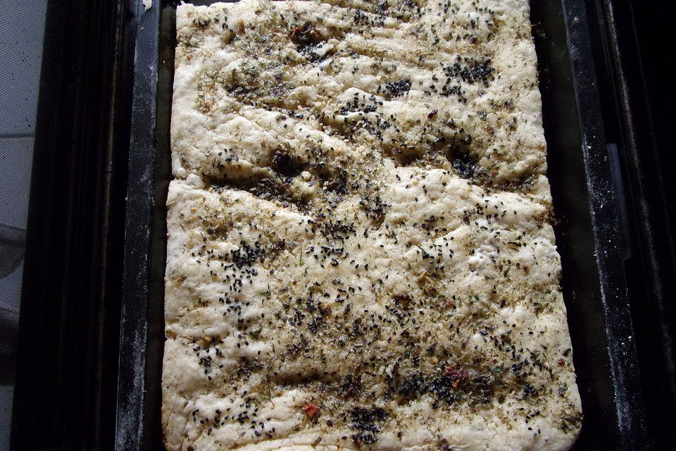 Focaccia mit Kräutern