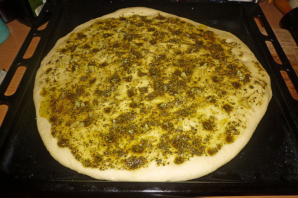 Focaccia mit Kräutern