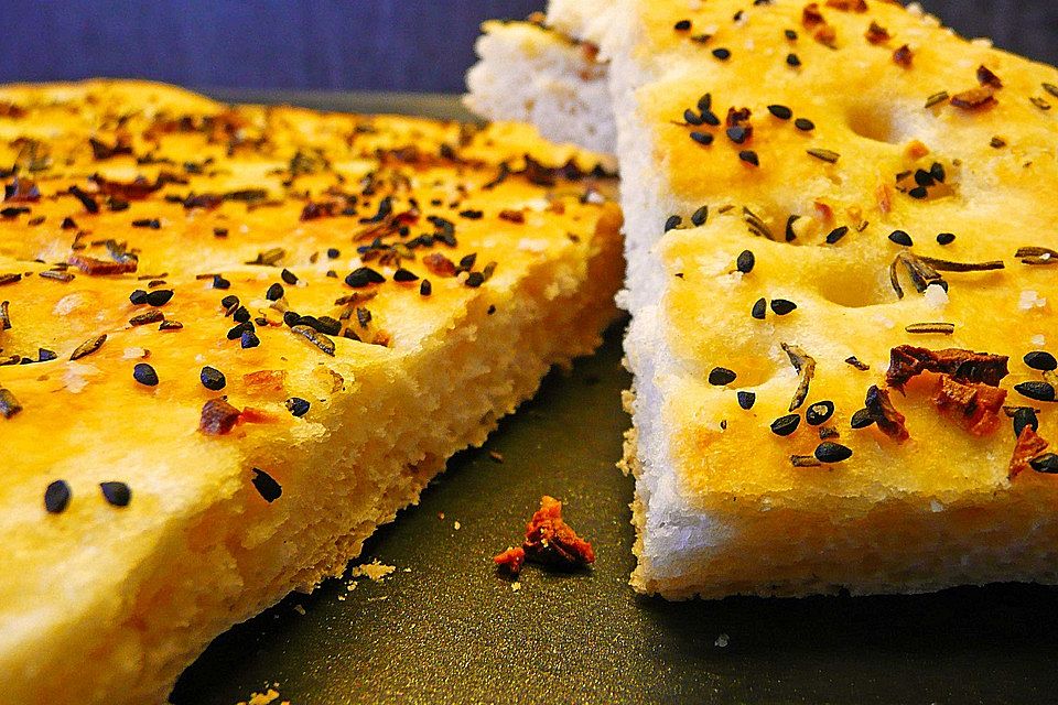 Focaccia mit Kräutern