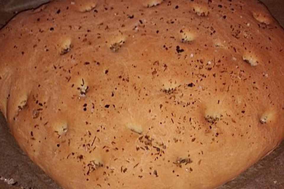 Focaccia mit Kräutern