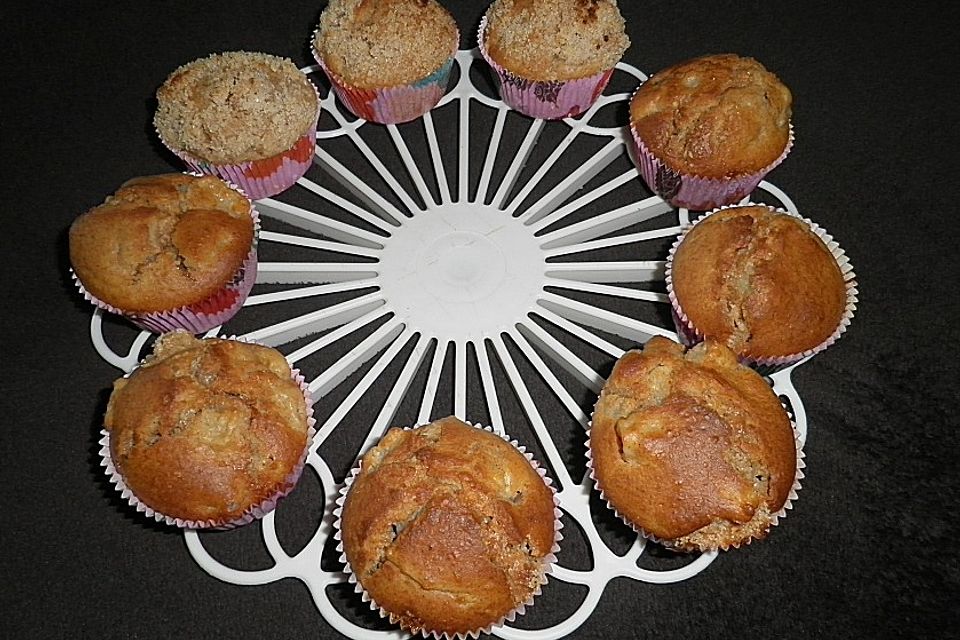 Birnen - Muffins mit feinem Zimtgeschmack