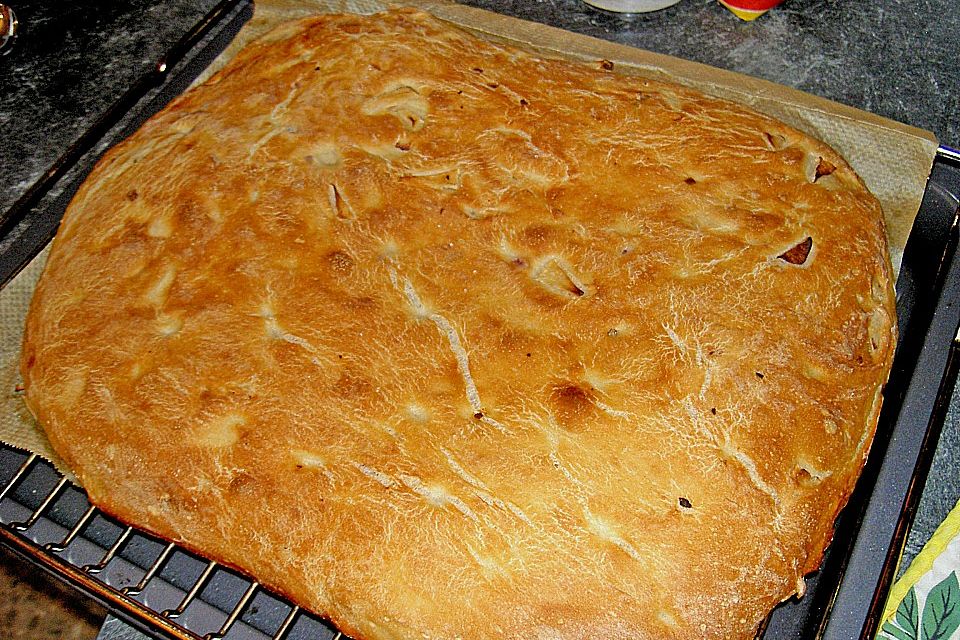 Apfel - Zwiebel - Focaccia