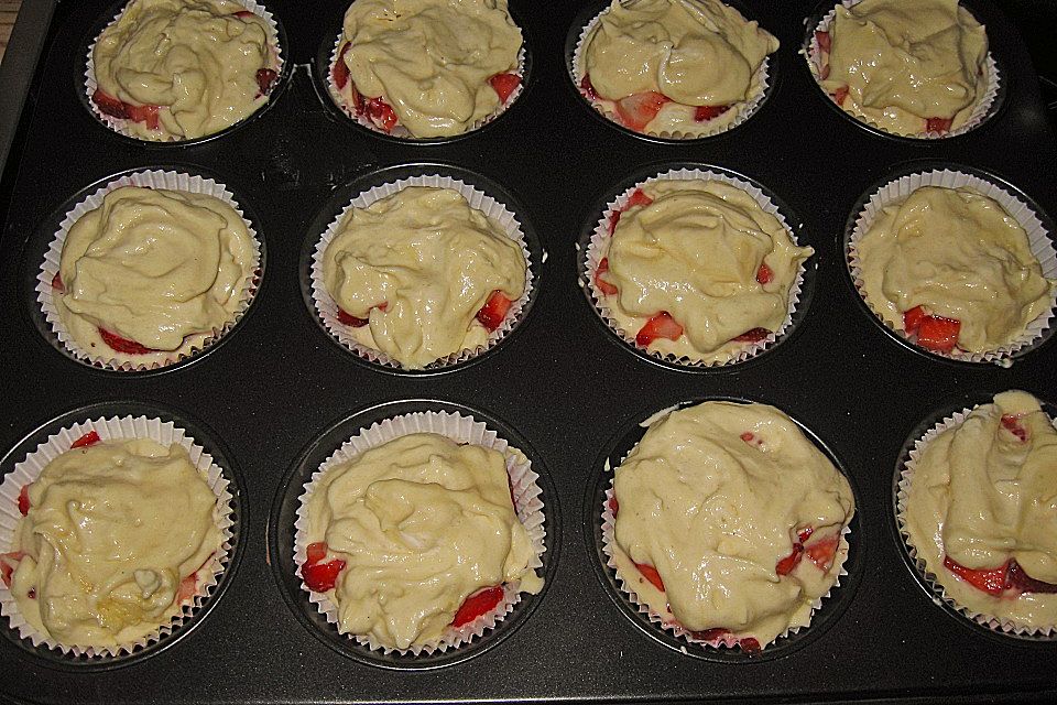 Erdbeer - Quark - Muffins