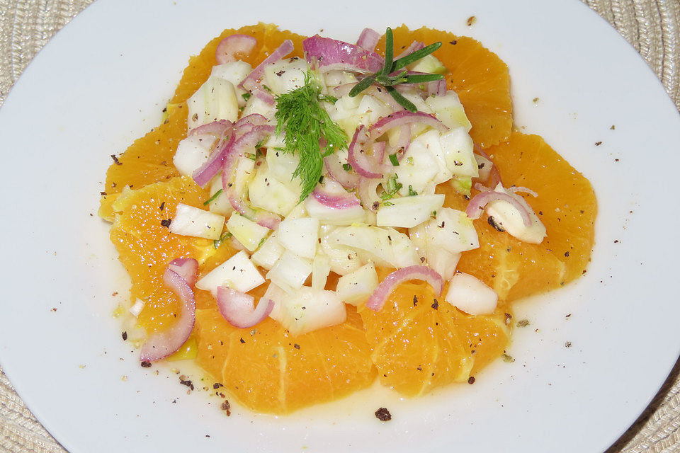 Orangensalat