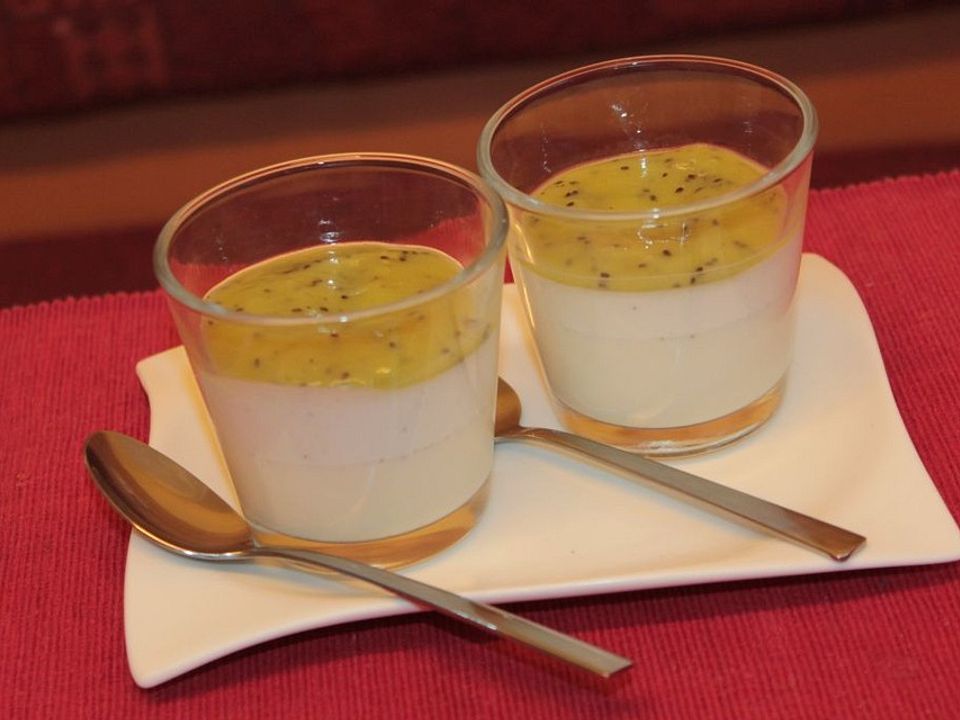 Schoko - Mohn - Creme mit Kiwimus von american_muffin | Chefkoch