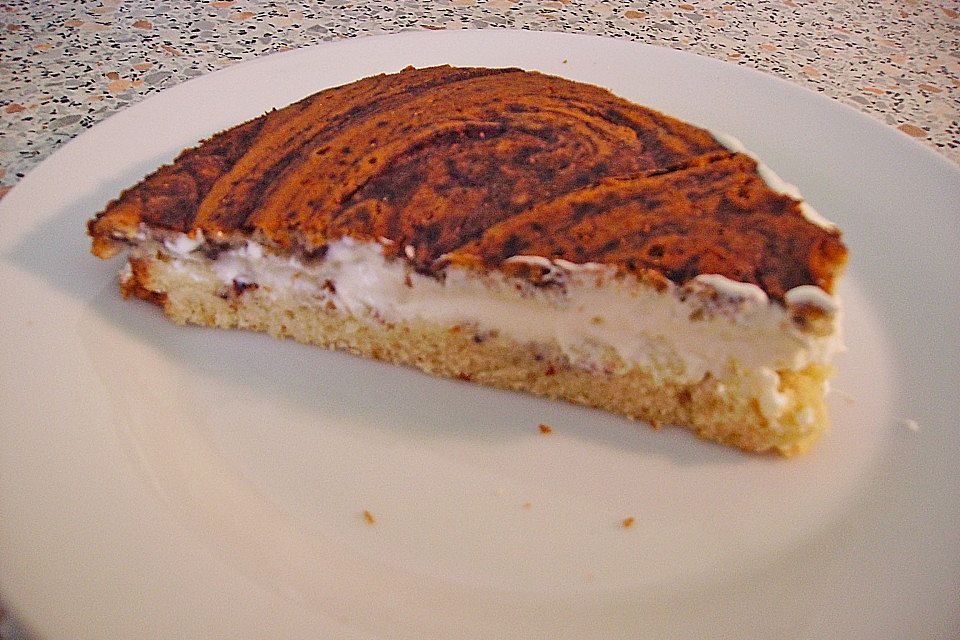 Rührkuchen mit Mascarponecreme