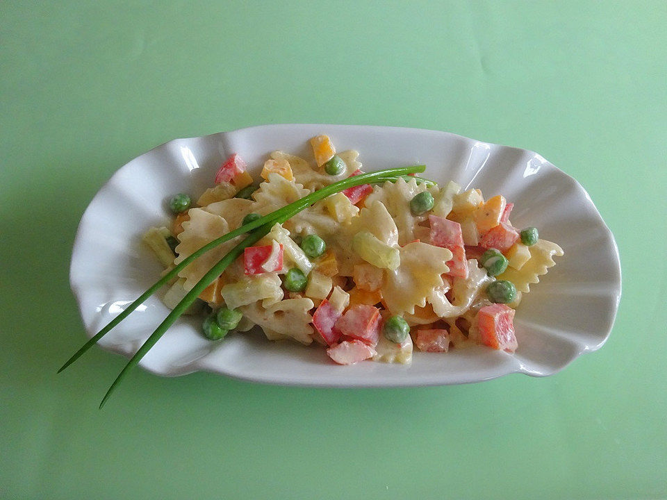 Bunter Vegetarischer Nudelsalat Chefkoch 