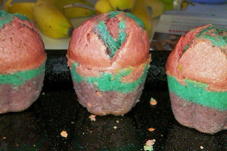 Rainbow Cupcakes