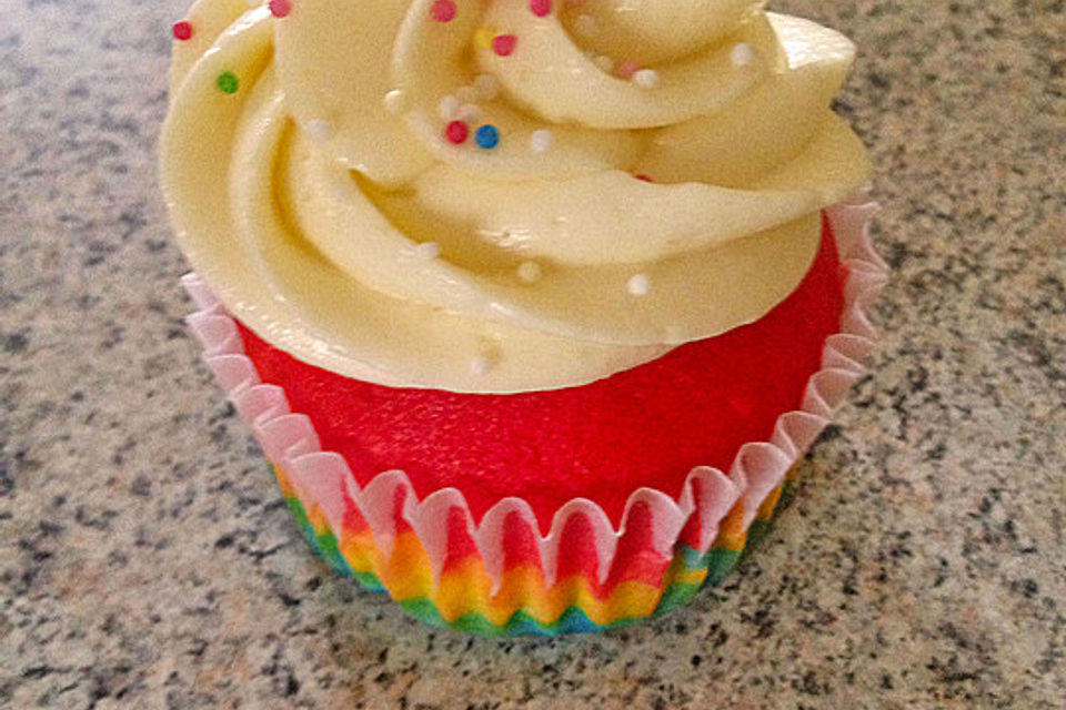 Rainbow Cupcakes