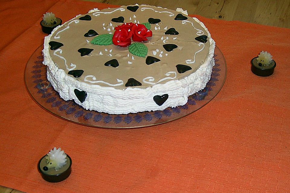 Bananen - Schoko - Sahnetorte Bananen - Schoko - Sahnetorte