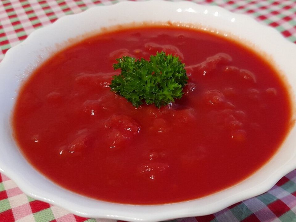 Scharfe fettarme Tomatensuppe von donnalottchen| Chefkoch