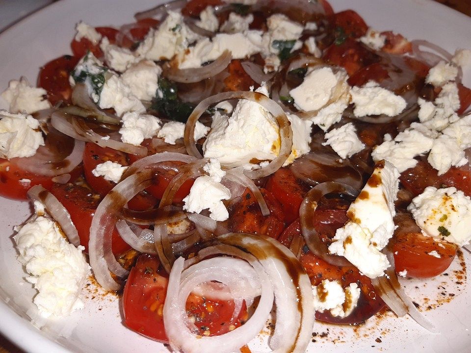 Tomaten - Schafskäse - Salat à la Frenzy von sunny081171 | Chefkoch