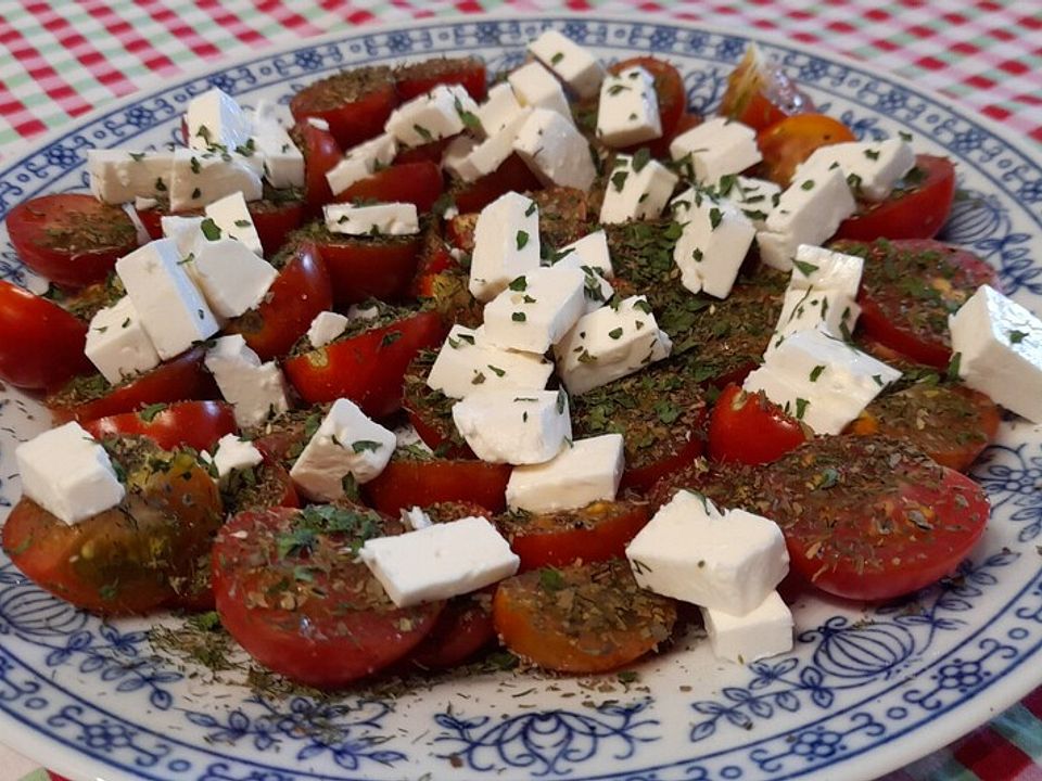 Tomaten - Schafskäse - Salat à la Frenzy von sunny081171| Chefkoch