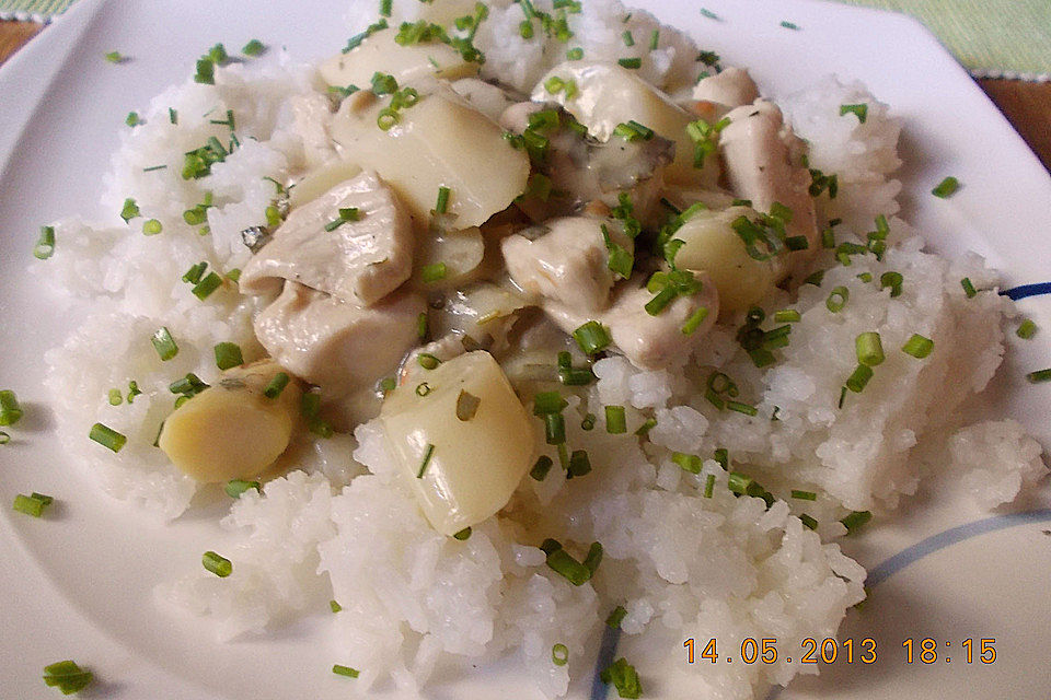 Hähnchen - Spargel - Pfanne