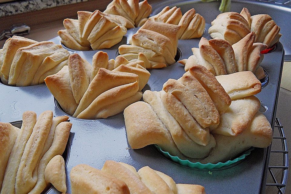 Karins Fächerbrötchen mit Buttermilch