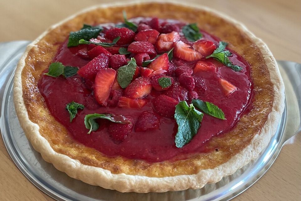 Vanille - Beeren - Tarte