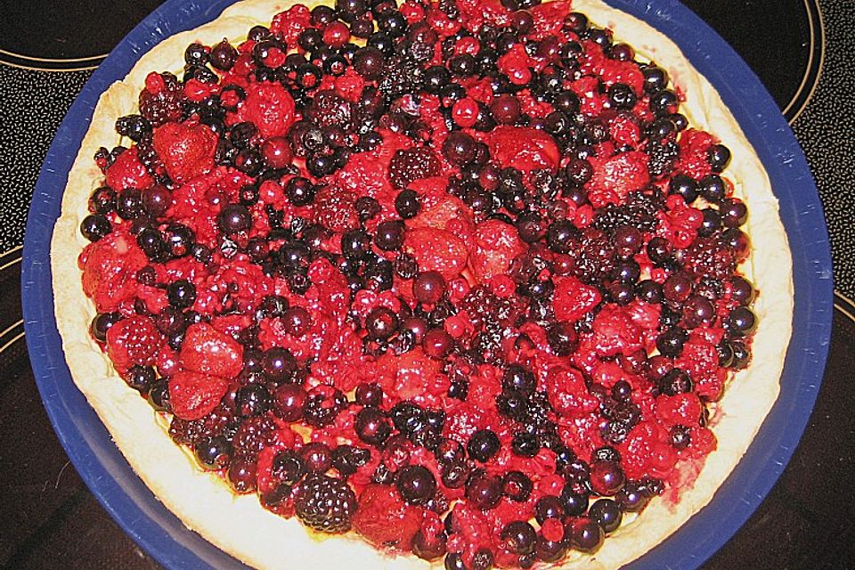 Vanille - Beeren - Tarte