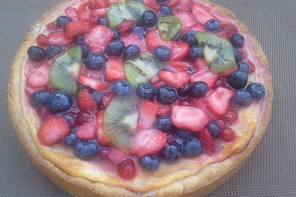 Vanille - Beeren - Tarte