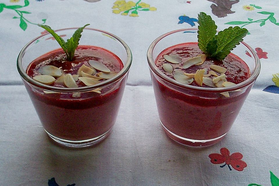 Erdbeermousse