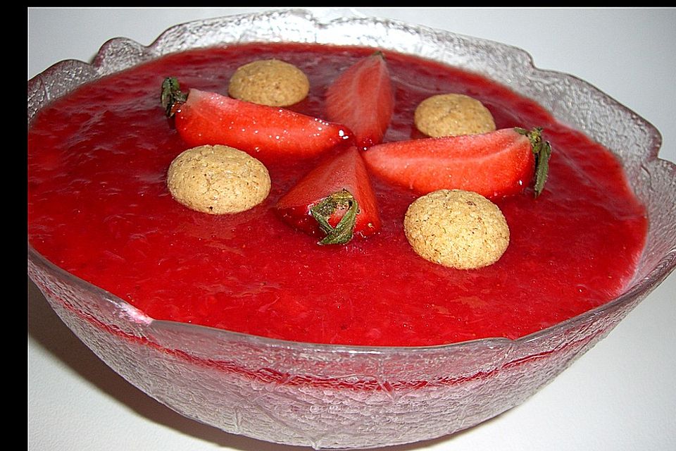 Erdbeermousse