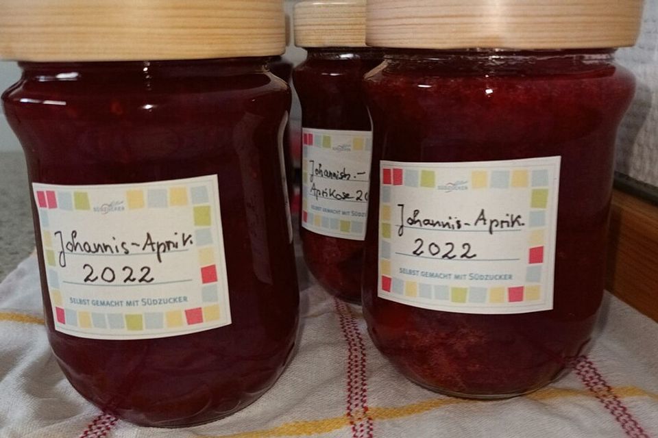 Aprikosen - Johannisbeer - Marmelade