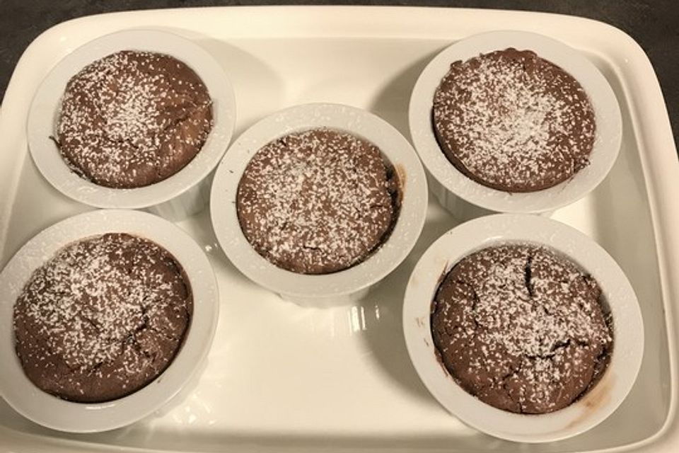 Moelleux au chocolat et aux noisettes