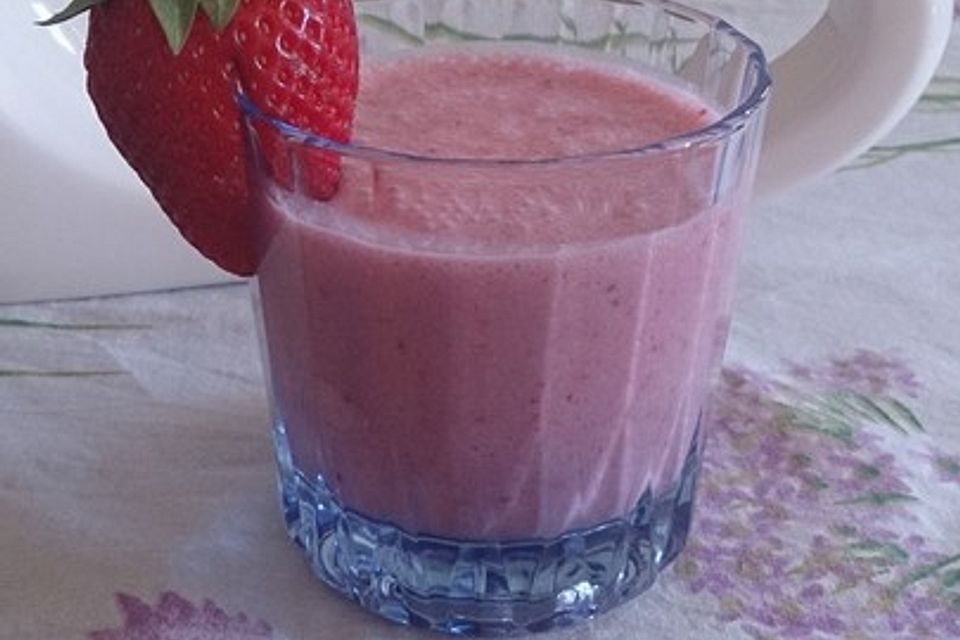 Erdbeer - Kokos Smoothie