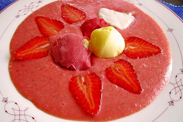 Erdbeerkaltschale von Schokomaus01| Chefkoch