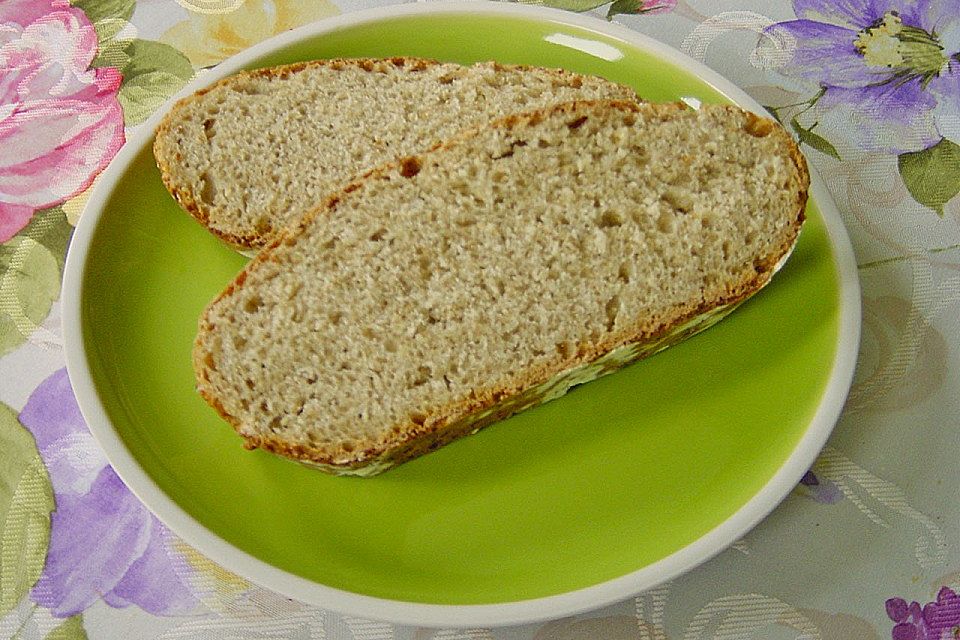 Bräterbrot mit Vollkornmehl und Haferflocken Bräterbrot mit Vollkornmehl und Haferflocken