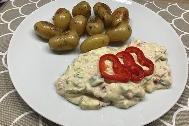 Quarkdip mit Paprika, Gurke, Ei von Pearl33| Chefkoch
