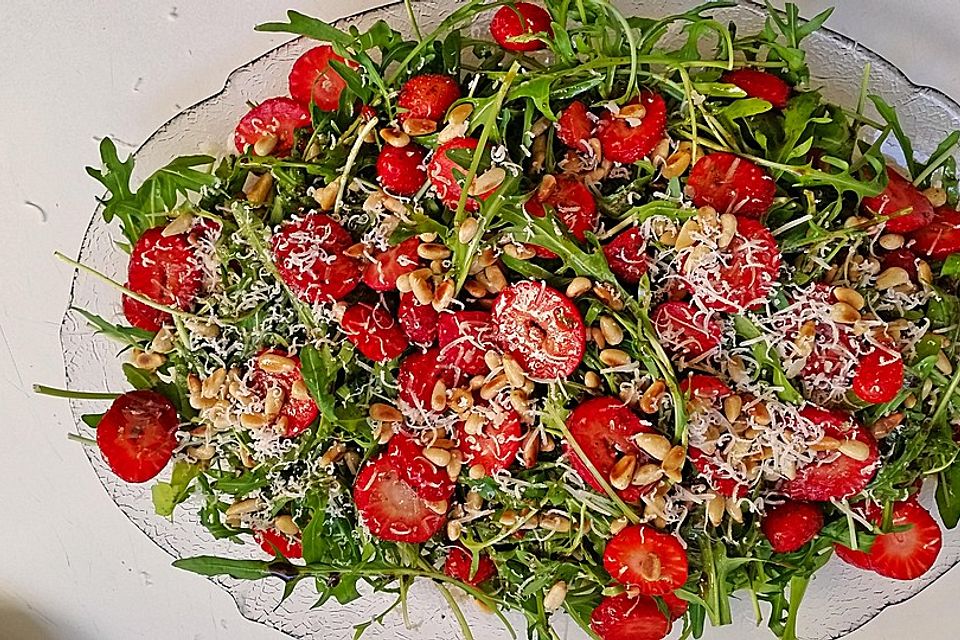 Rucola - Erdbeer - Salat