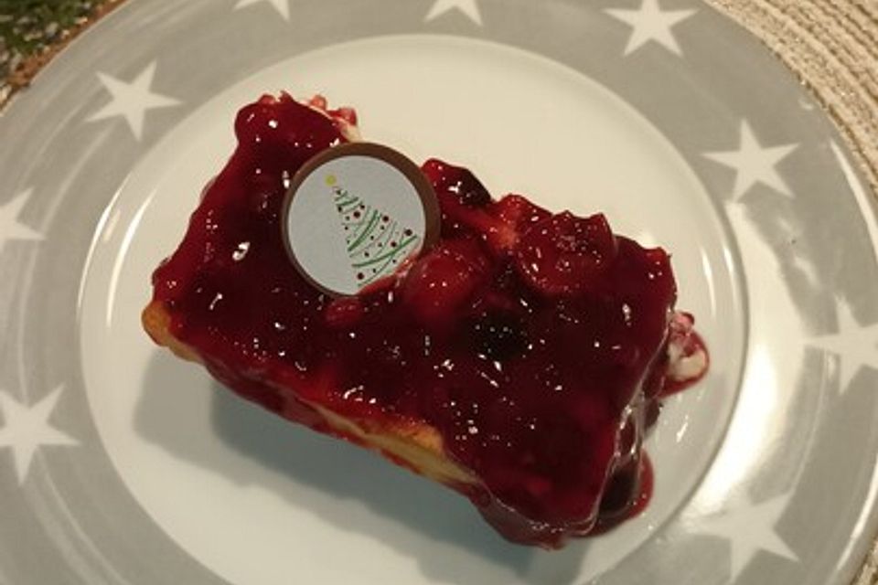 Rote Grütze Kuchen ohne Backen