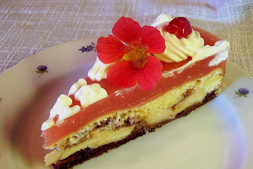 Apfel - Biskuit - Kuchen